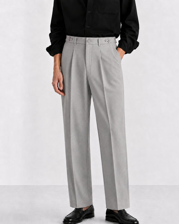 Grey Korean Adjustable Pants