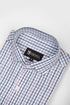 Semi Formal Green & Blue Checked Shirt