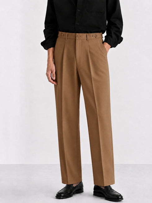 Brown Korean Adjustable Pants