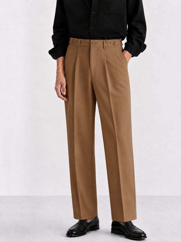 Brown Korean Adjustable Pants