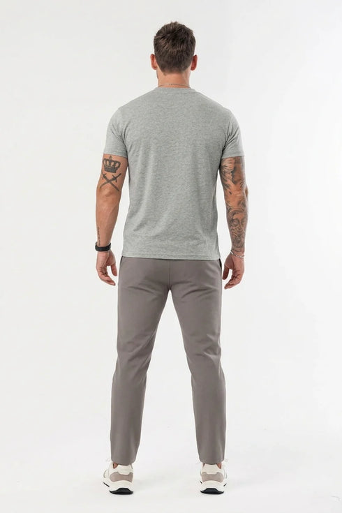Essential Cotton T-Shirt - Heather Grey