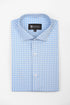 Blue & White Stripe Semi Formal Shirt