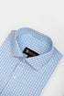 Blue & White Stripe Semi Formal Shirt