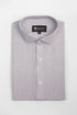 Grey Stripe Semi Formal Shirt