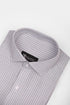 Grey Stripe Semi Formal Shirt