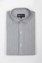 Grey & White Stripe Semi Formal Shirt
