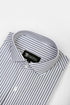 Grey & White Stripe Semi Formal Shirt
