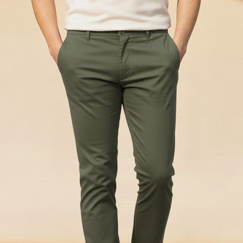 Premium Green Chino Dress Pant