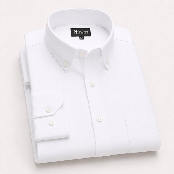 Men Cotton White Formal Shirt