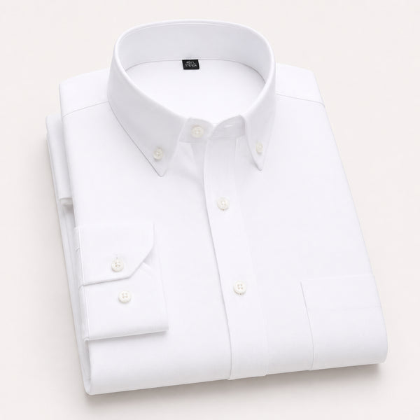 Men Cotton White Formal Shirt