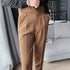 Brown High Waisted Gurkha Italian Trouser