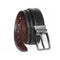 2-in-1 Reversible Leather Belt Crocodile Texture Art