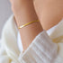 Flat Snake Bracelet Gold