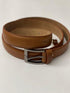 Men Golden Leather Dress Belt in Pakistan