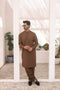 Brown Wash & Wear Shalwar Kameez