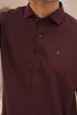 Dark Maroon Wash & Wear Shalwar Kameez