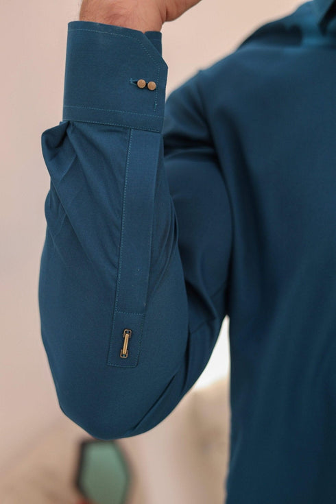 Royal Blue Wash & Wear Shalwar Kameez
