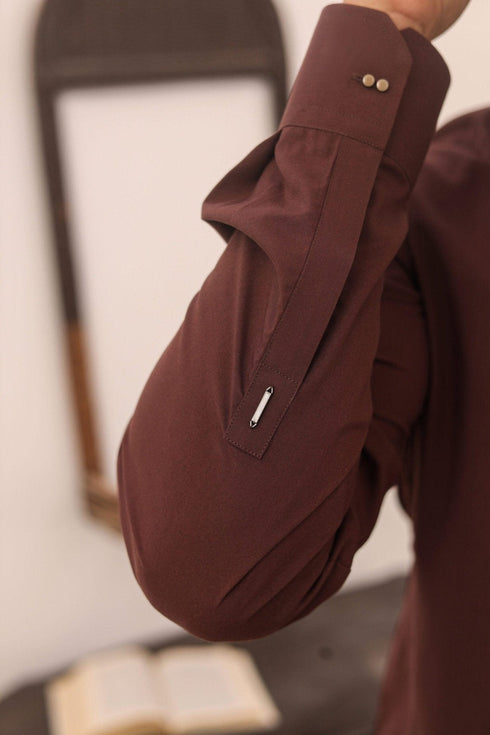 Pastel Maroon Wash & Wear Shalwar Kameez