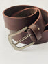 Men Brown Casual Leather Dress Belt