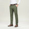 Cross Pocket Army Green Dress Pant