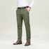 Cross Pocket Army Green Dress Pant