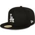BLACK / WHITE New Era LA Dodgers 59Fifty Cap in Pakistan
