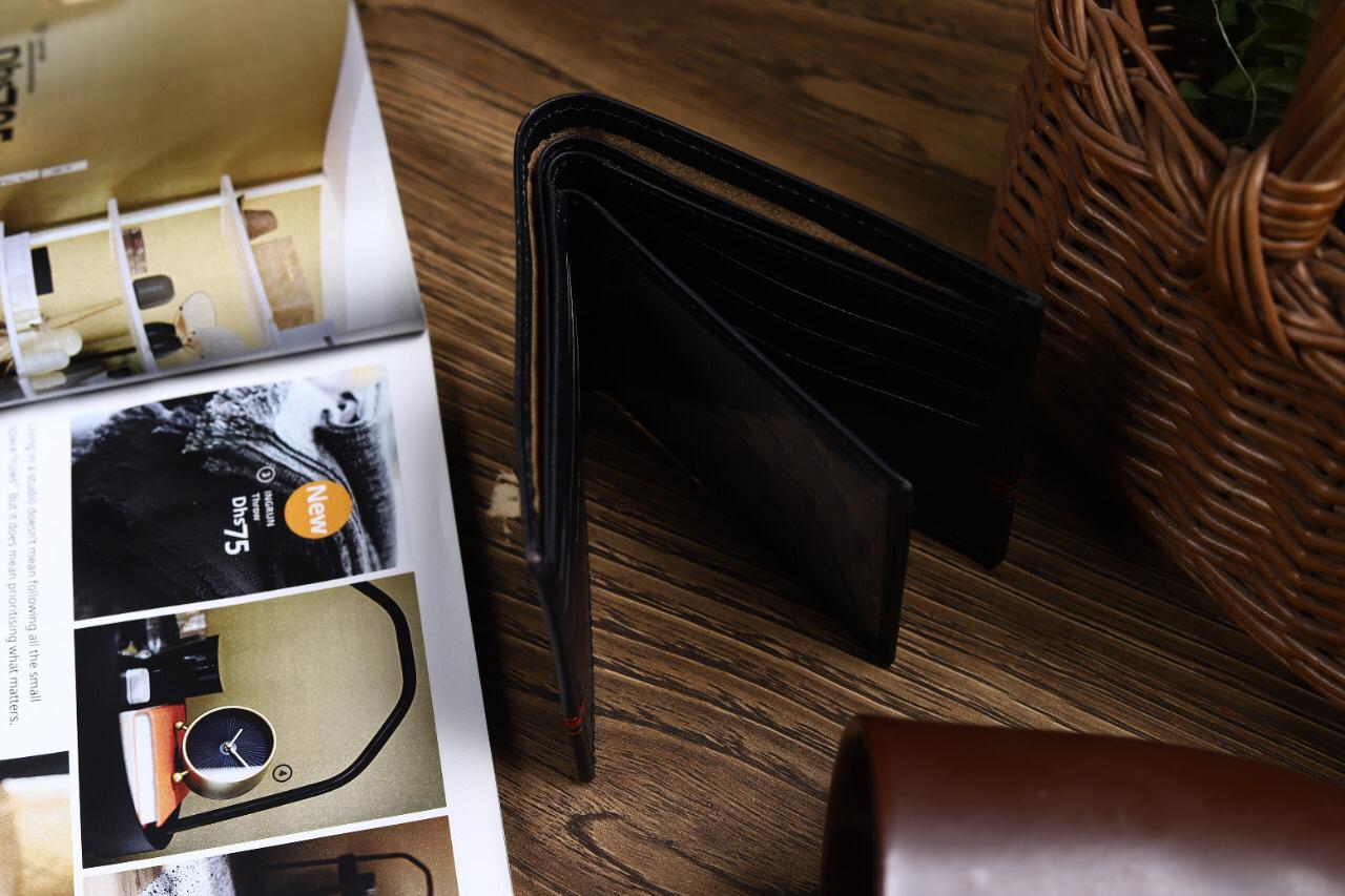 Black Titan Genuine Leather Wallet