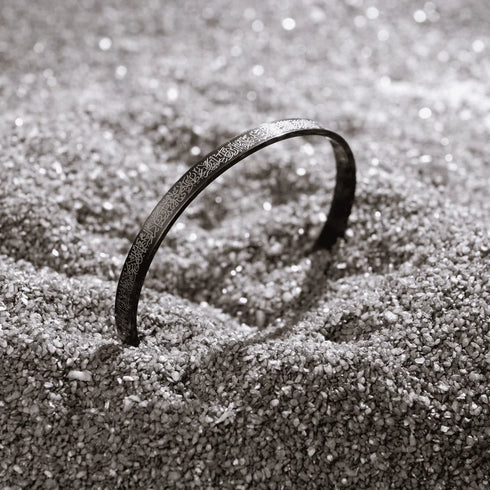 Ayatul Kursi C-Cuff Bracelet Black