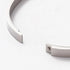 Minimal Cuff Bangle Silver