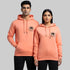 Peach Embroidered Hoodie (UniSex)