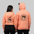 Peach Embroidered Hoodie (UniSex)