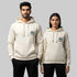 Cream Embroidered Hoodie (UniSex)