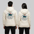 Cream Embroidered Hoodie (UniSex)