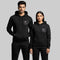 Black Embroidered Hoodie (UniSex)