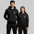 Black Embroidered Hoodie (UniSex)