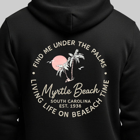 Black Embroidered Hoodie (UniSex)