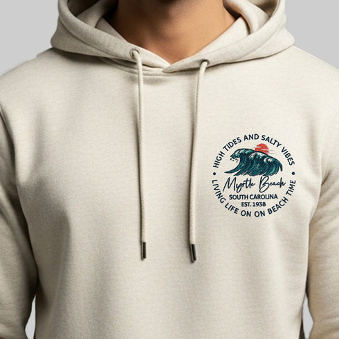 Cream Embroidered Hoodie (UniSex)