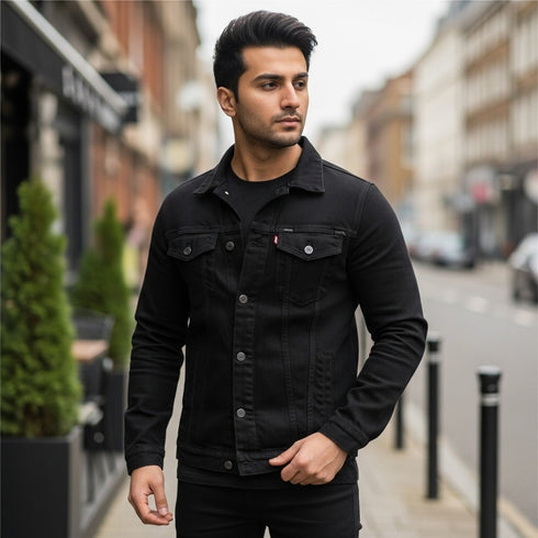 Black Denim Jacket Unisex