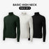 Pack Of 3 Basic High Neck