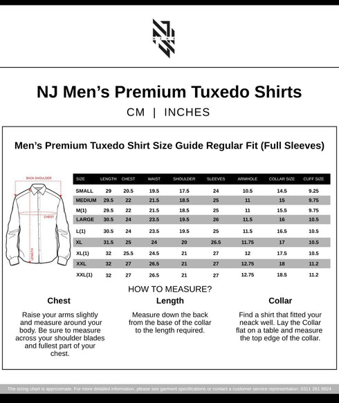 Black Pintex Design Tuxedo Shirt