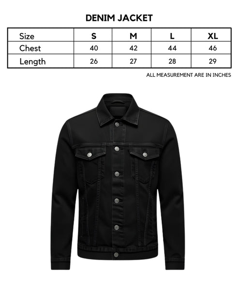 Black Denim Jacket Unisex