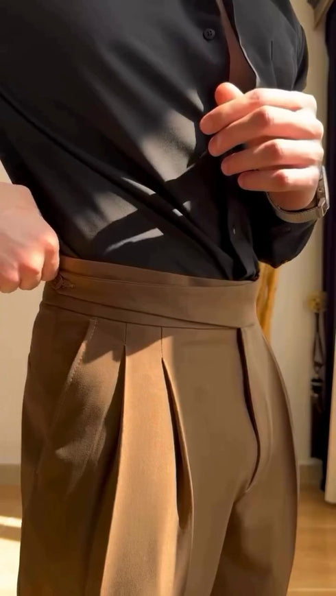 Brown High Waisted Pant