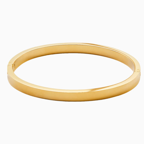 Minimal Cuff Bangle Gold
