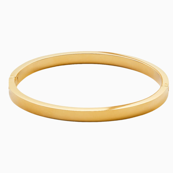 Minimal Cuff Bangle Gold