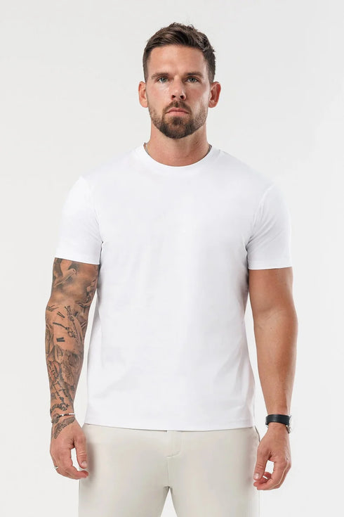 Essential Cotton T-Shirt - Egg White