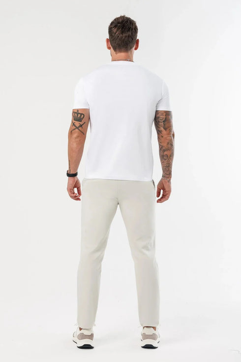 Essential Cotton T-Shirt - Egg White