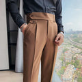 Brown High Waisted Gurkha Pant